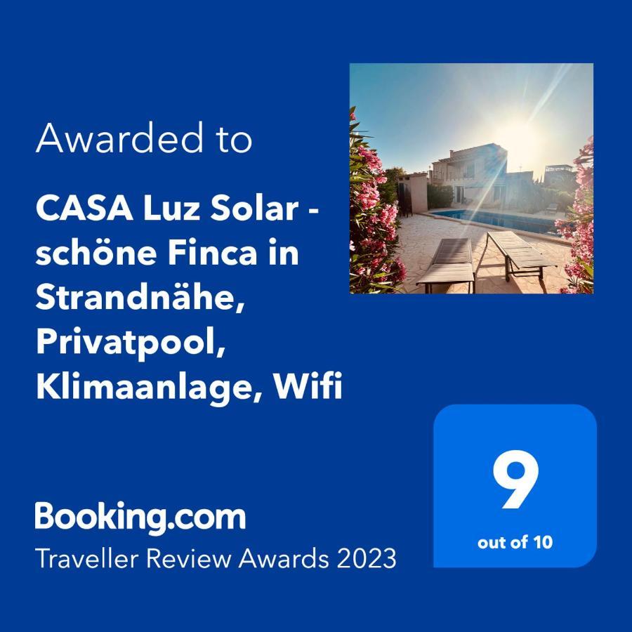 Casa Luz Solar - Schoene Finca In Strandnaehe, Privatpool, Klimaanlage, Wifi Santanyi Exterior photo